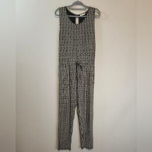 Anthropologie Masai Black And Cream Tribal Jumpsuit Size Small
